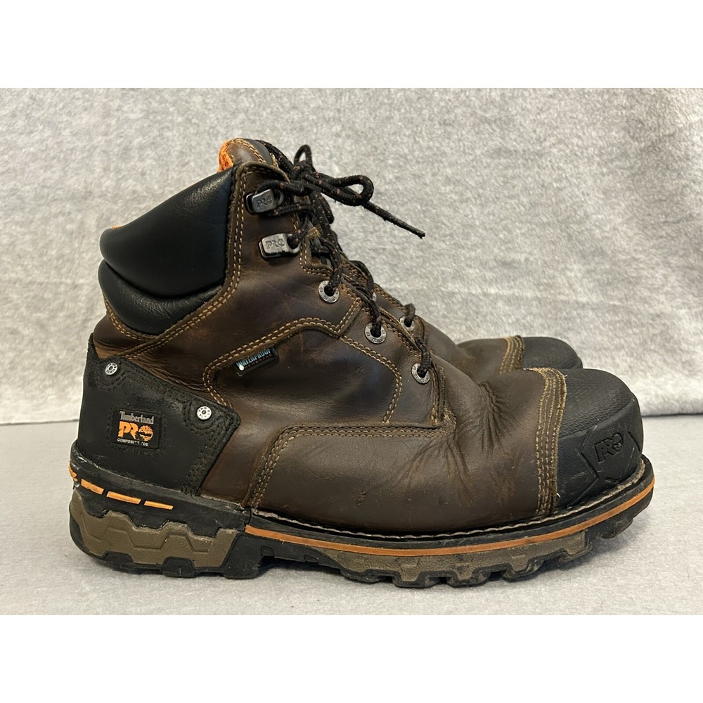 Timberland PRO Men's Boondock Composite Toe Waterproof Work Boots 6" Sz 9.5M